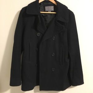 Men’s Black Pea Coat